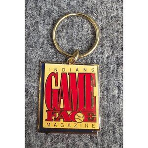 Cleveland Indians Game Face Magazine Keychain